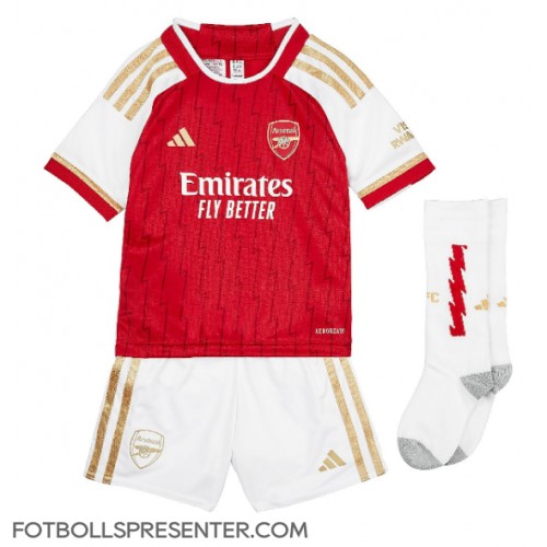 Arsenal Martin Odegaard #8 Hemmatröja Barn 2023-24 Kortärmad (+ korta byxor)